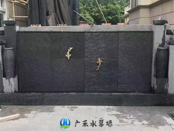 合肥户外流水背景墙施工