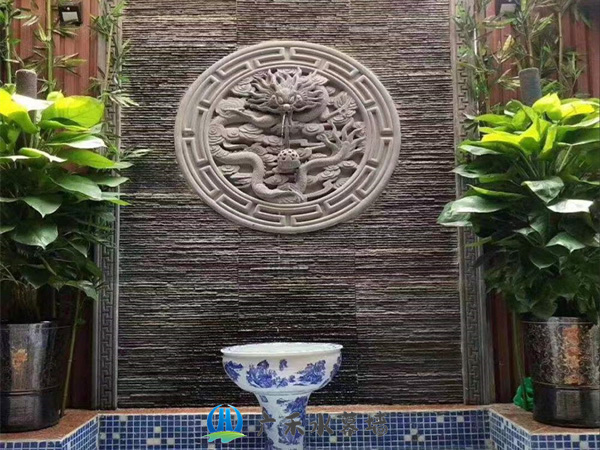 合肥石材流水墙施工案例