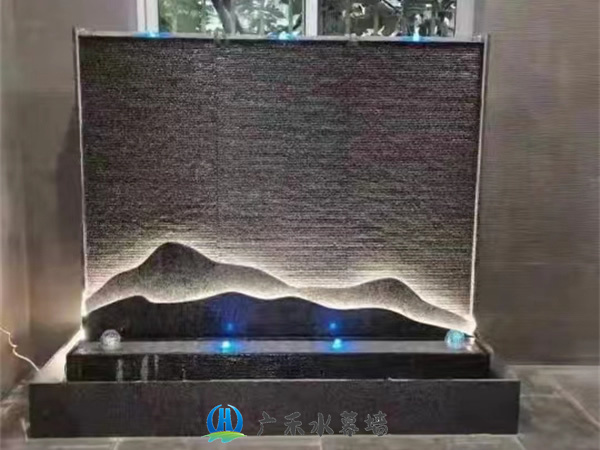 合肥流水背景墙安装方法